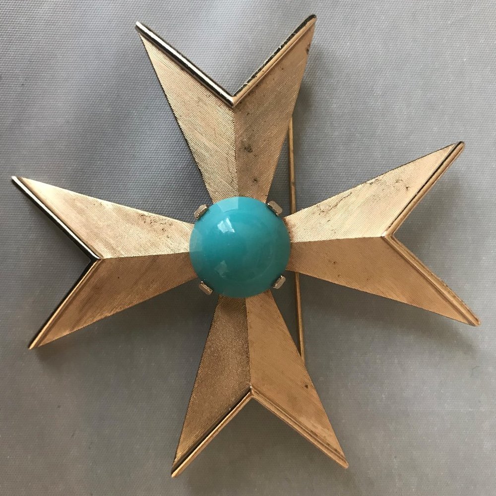 Vintage Trifari Maltese Cross